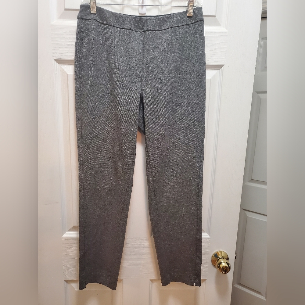 JJill Wearever Collection Travel Pants, Size Small, Charcoal